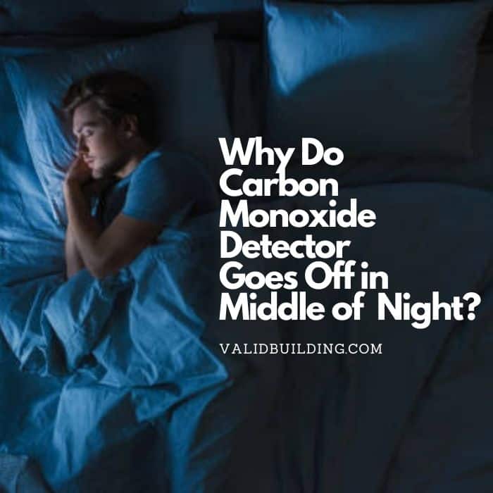 carbon monoxide detector goes off in middle of night