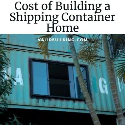 Cost of Building Shipping Container Home