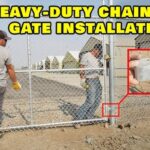 Chain Link Fence Double Gate