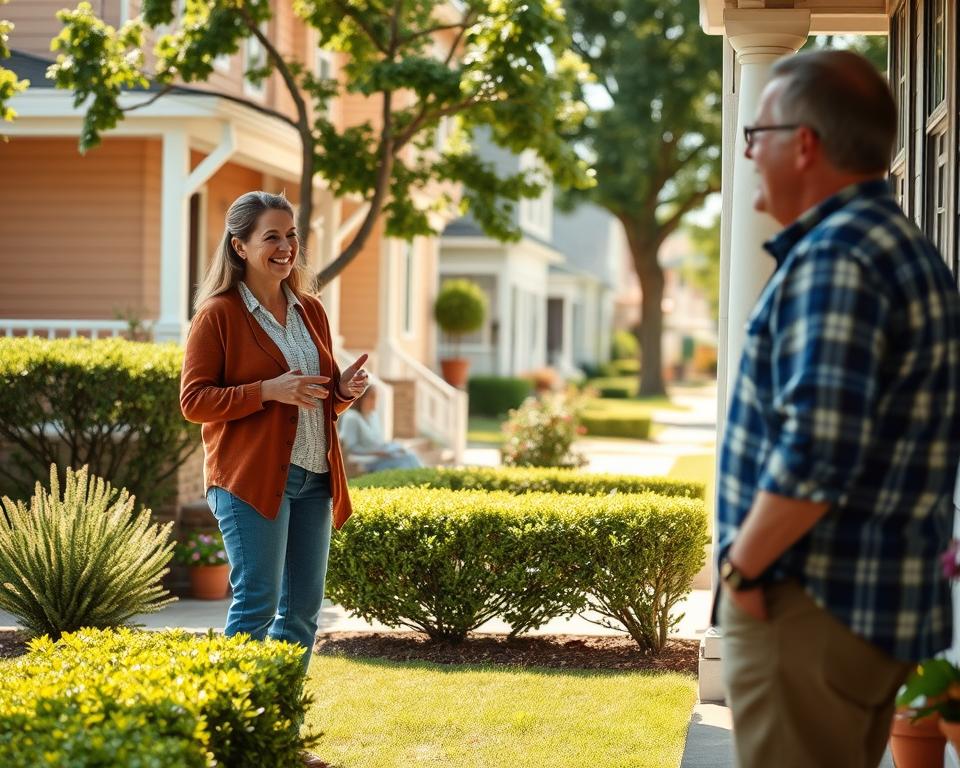 make friend with neighbor